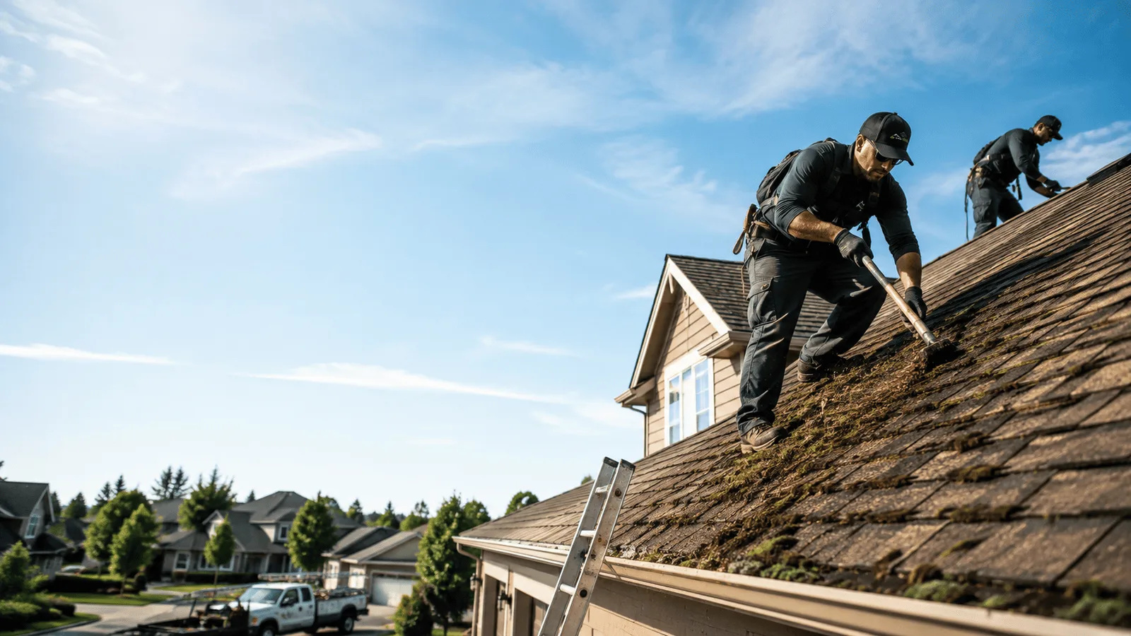 Roof Moss Removal in Lexington, KY near me